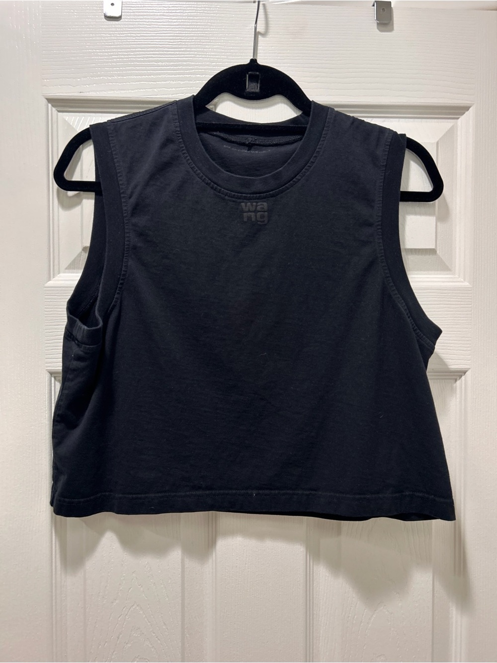 🖤🧘🏽♀️🖤Alexander Wang Black Sleeveless Cropped Tank🖤🧘🏽♀️🖤